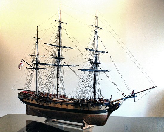 british sailing frigate