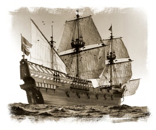Image of a 16th Century Galleon