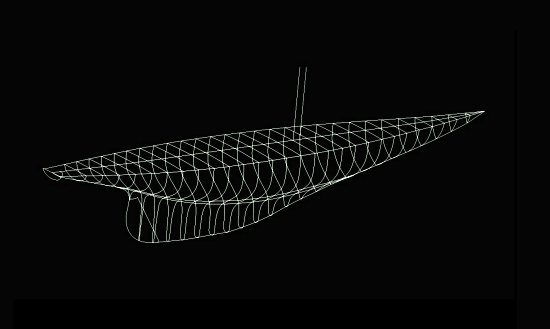 Image of Shamrock V hull design