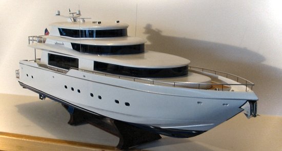 Johnson 87' Sky-Lounge super-yacht model 