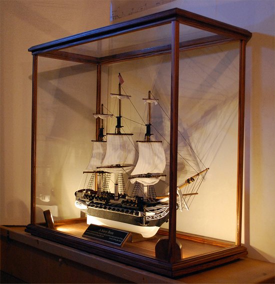 Model Ship Display Cases Glass