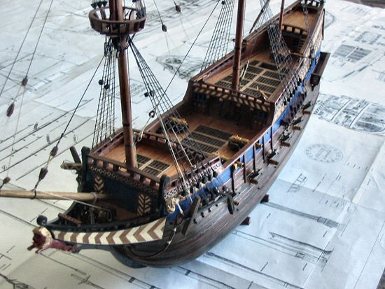 Image of galleon's deck