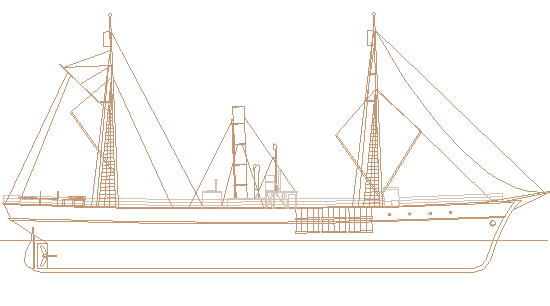 SS Newfoundland drawing