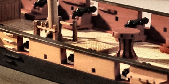 Image of details on deck