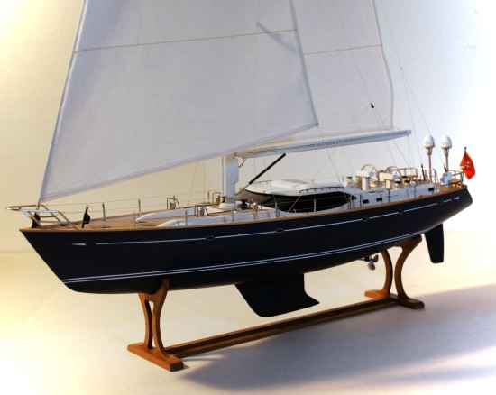 Oyster 82 sailboat model