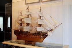 image of model ship
