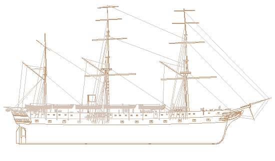 HMS Simoom drawing