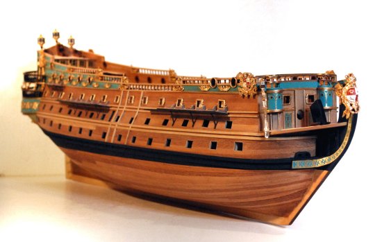 Spanish Man 0'War model-hull